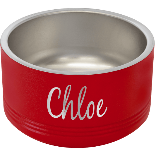 Red Polar Camel 18 oz. Small Pet Bowl