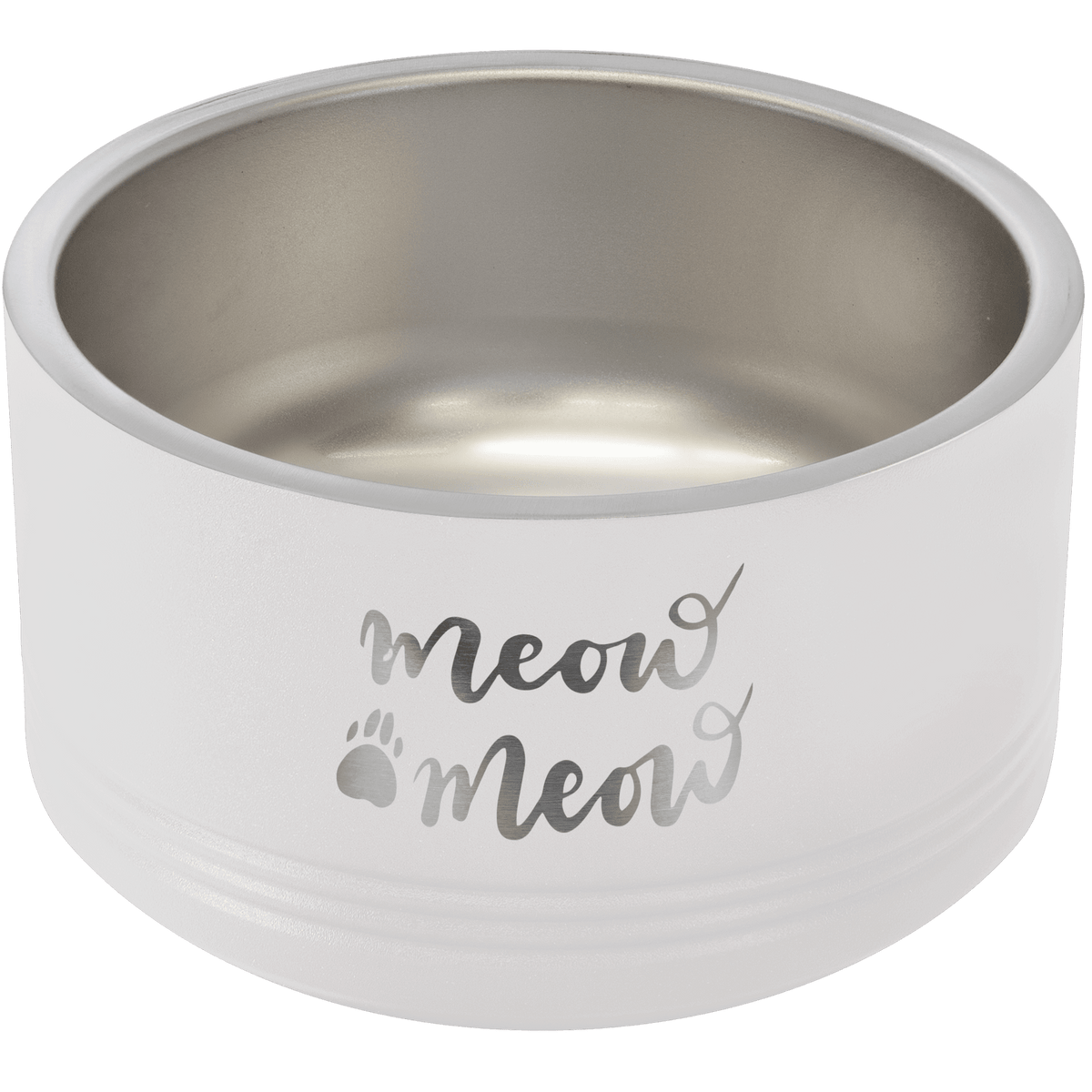 White Polar Camel 18 oz. Small Pet Bowl