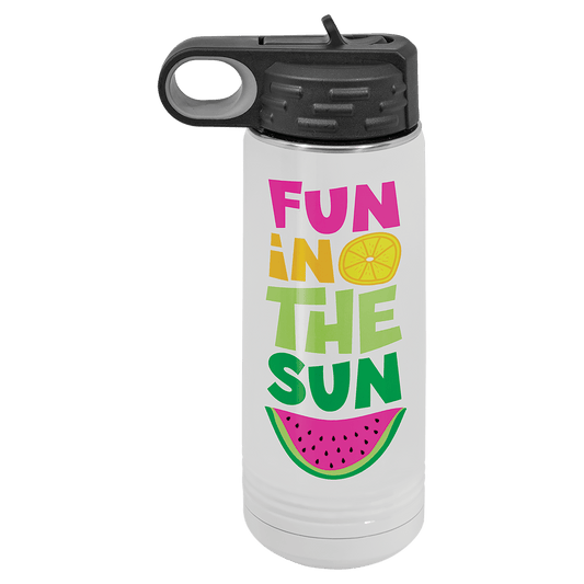 White 20 oz. Polar Camel Sublimatable Water Bottle