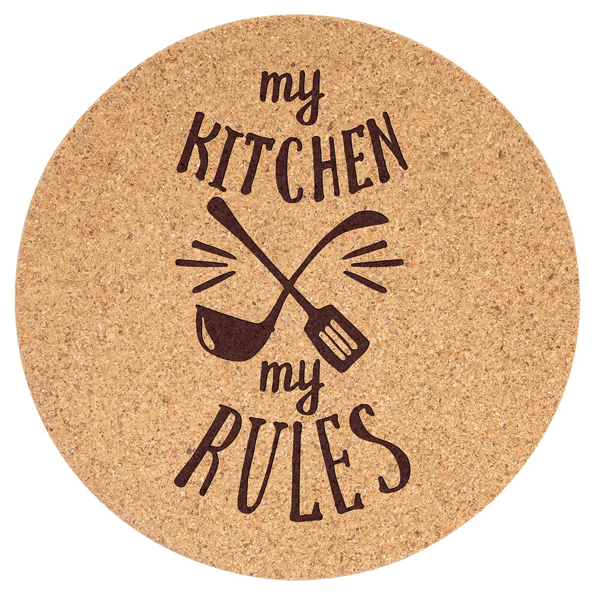 7 1/2" Round Cork Trivet
