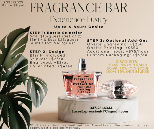 Fragrance Bar Inquiry (ONSITE ACTIVATION)