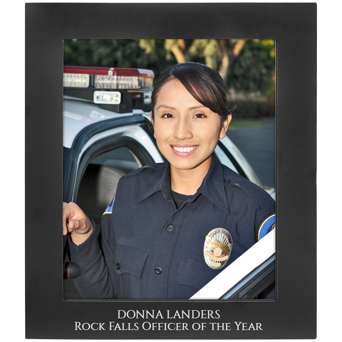 Black 8" x 10" Aluminum Photo Frame