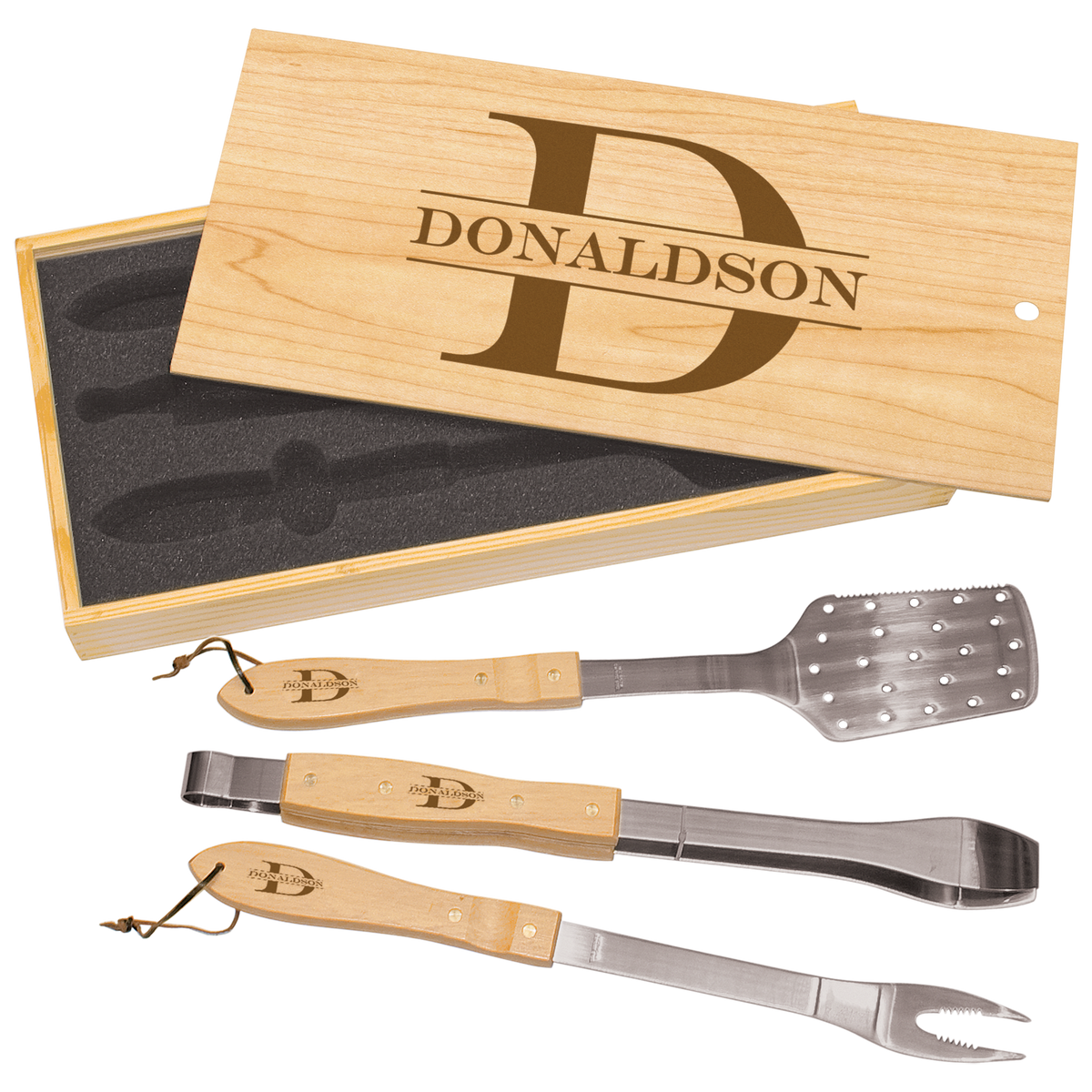 BBQ Set (3 Utensils +Case)
