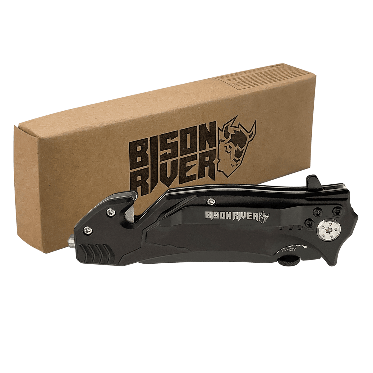 Black Bison River 4 1/2" Rescue Knife