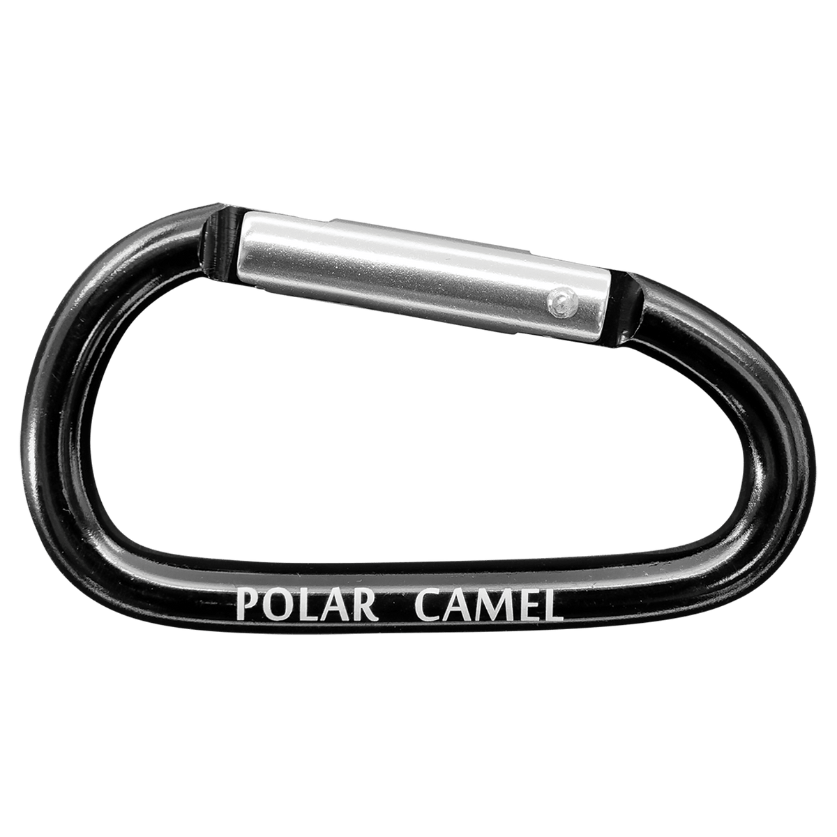Black Polar Camel Water Bottle Carabiner