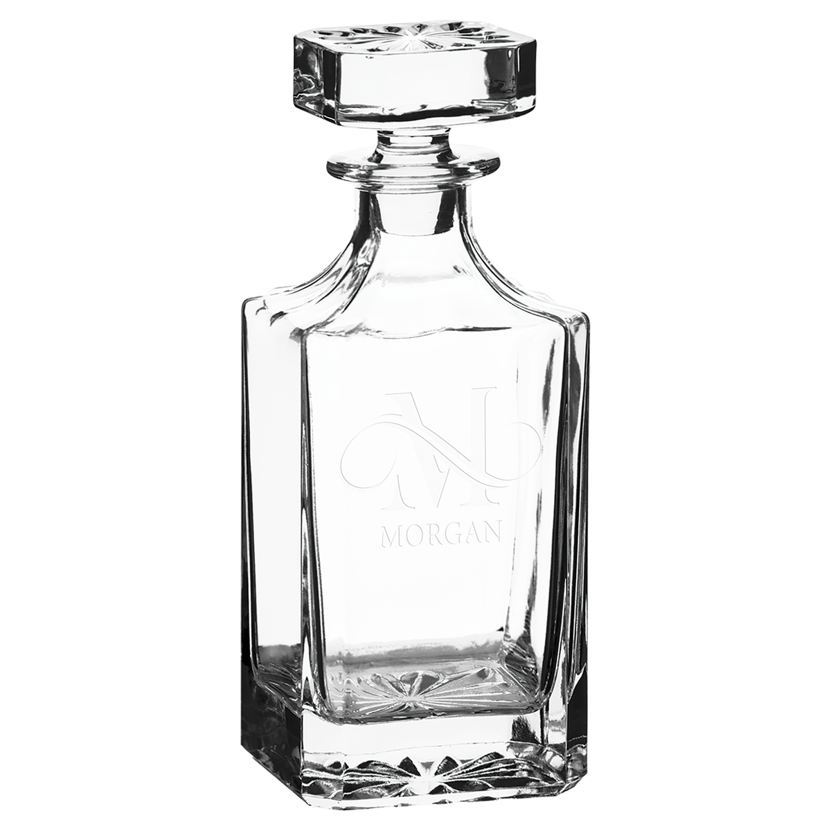 Glass Decanter- Square-750ml