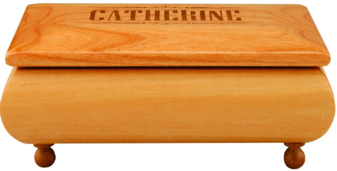 7" x 4 1/2" Red Alder Gift Box