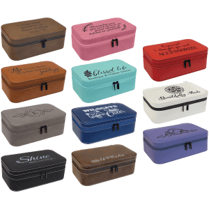 Jewelry Box- Leatherette (Multiple sizes/colors)
