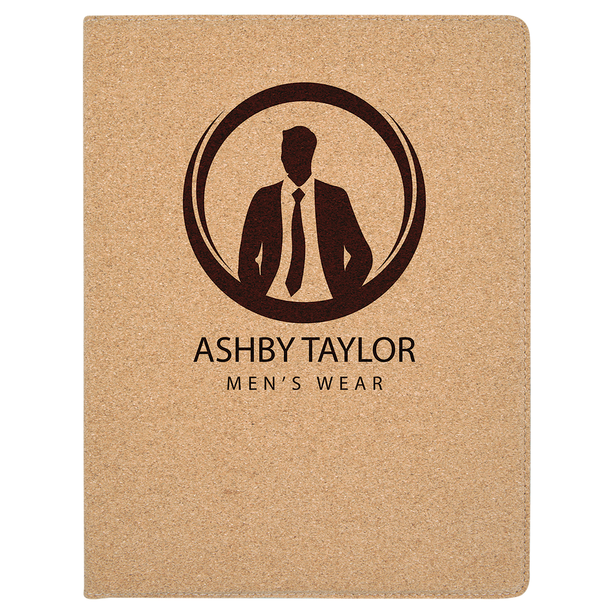 9 1/2" x 12" Cork Portfolio with Notepad