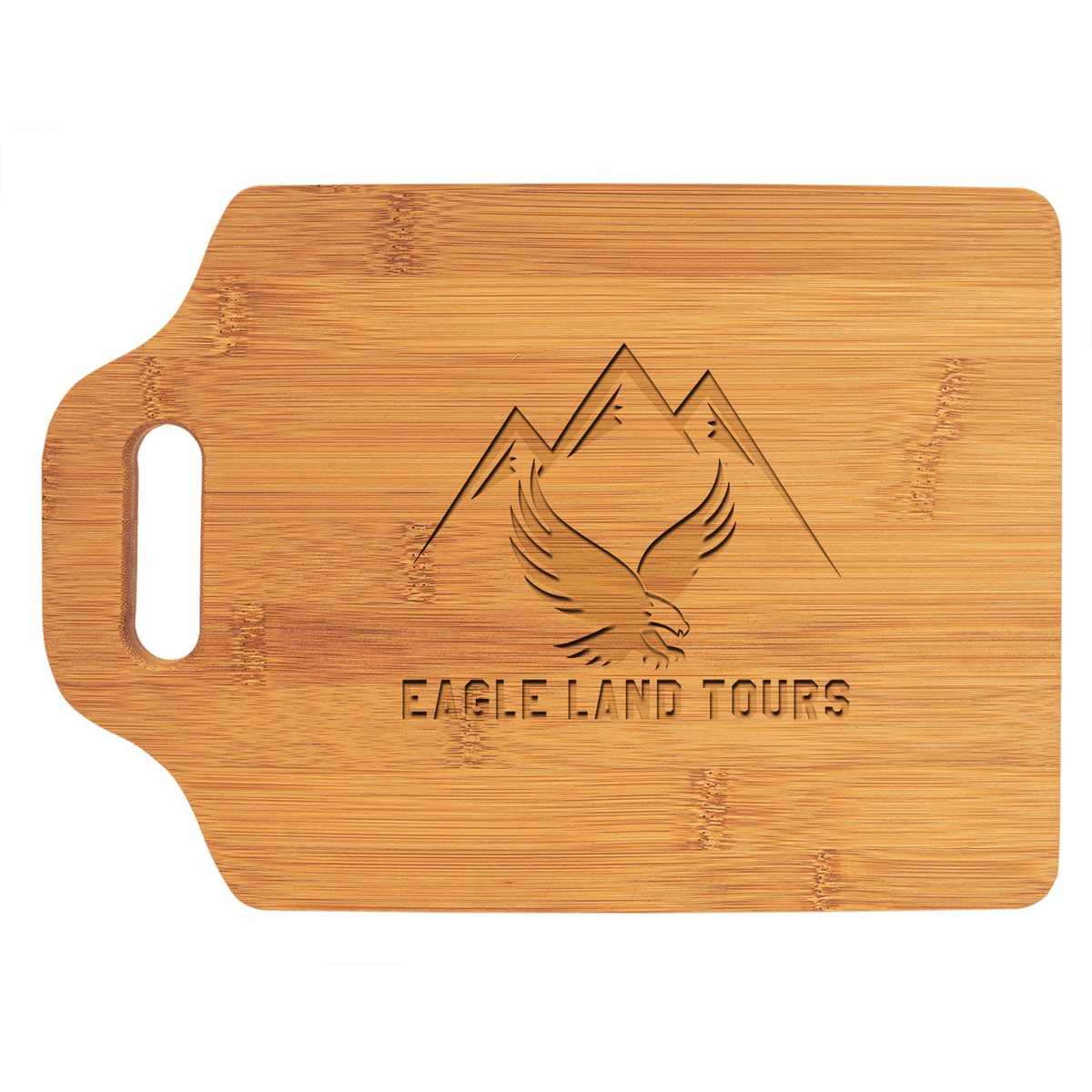 11" x 7 3/4" Bamboo Cutting Board with Handle