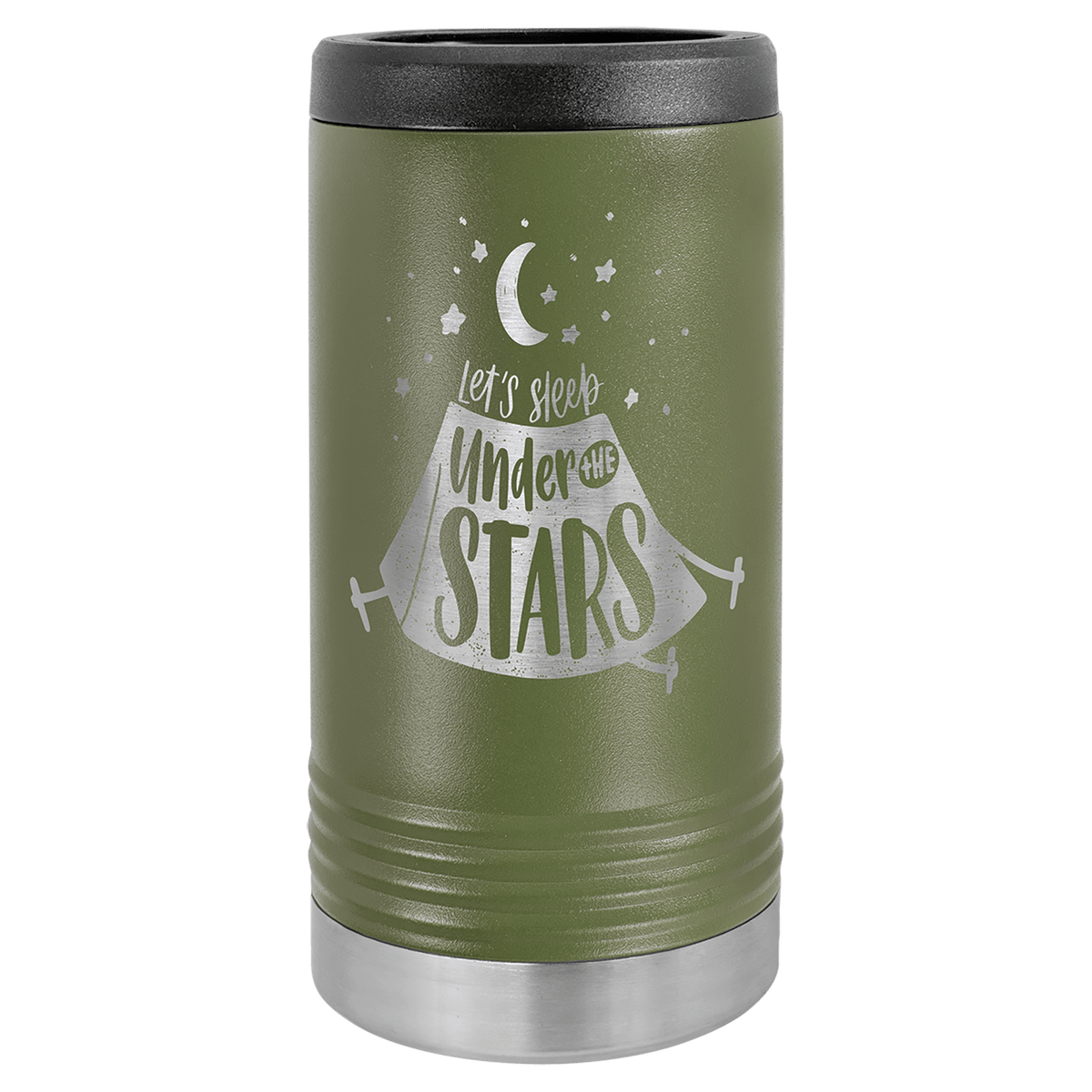 Olive Green Polar Camel Slim Beverage Holder