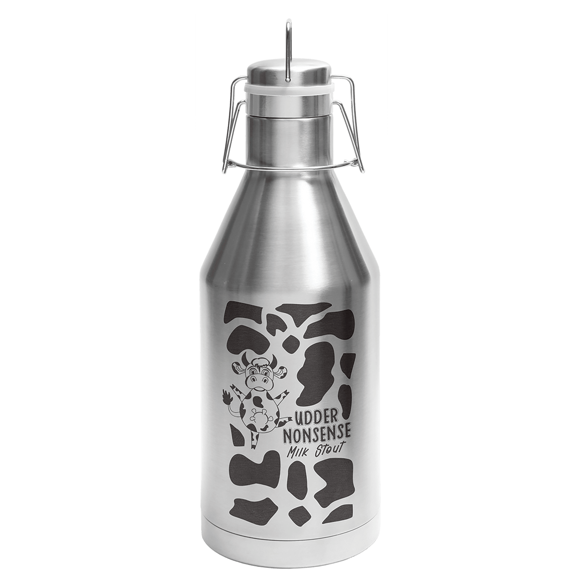Stainless Steel Polar Camel 64 oz. Vacuum Insulated Growler with Swing-Top Lid