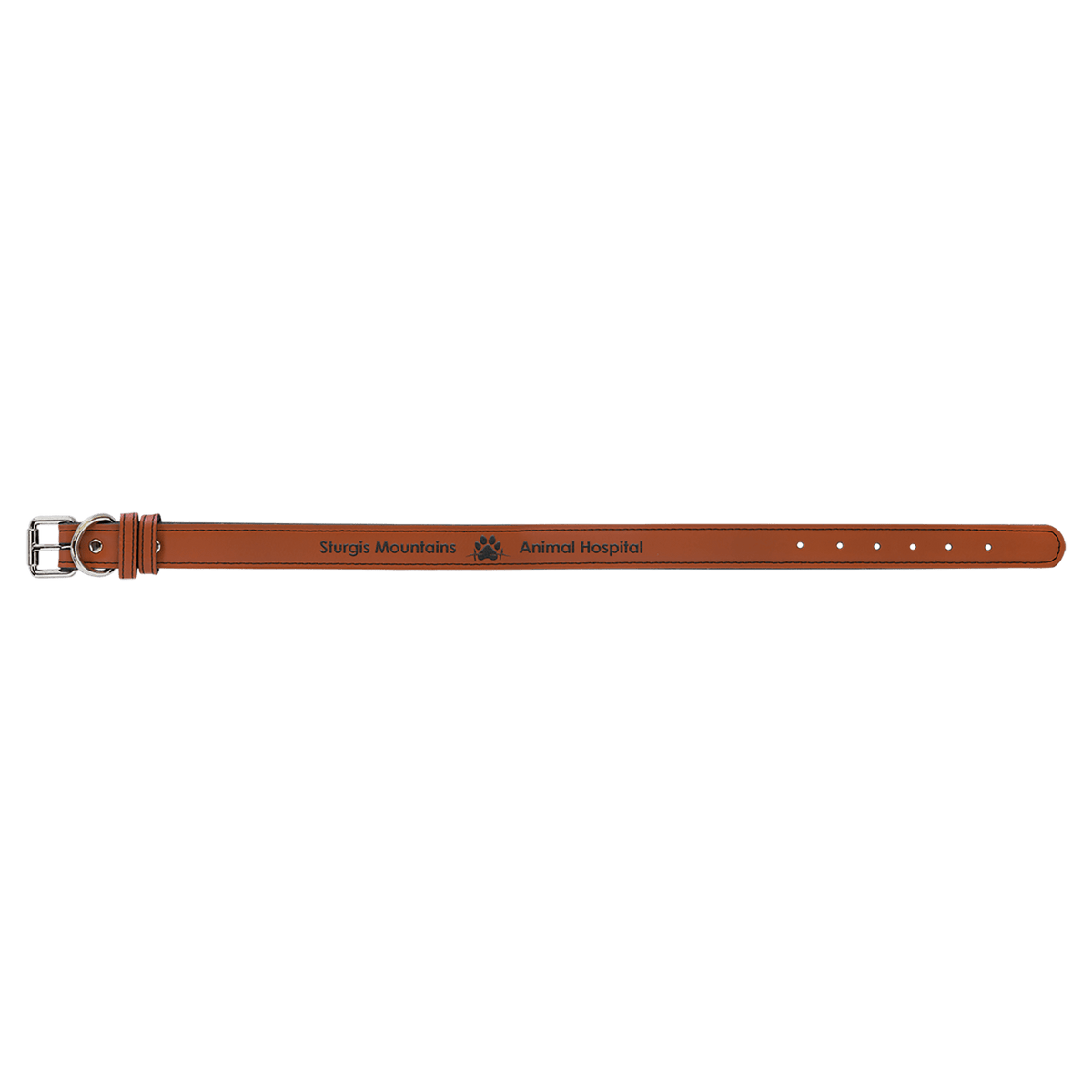 Rawhide Extra Large 27" x 1 1/4" Laserable Leatherette Dog Collar