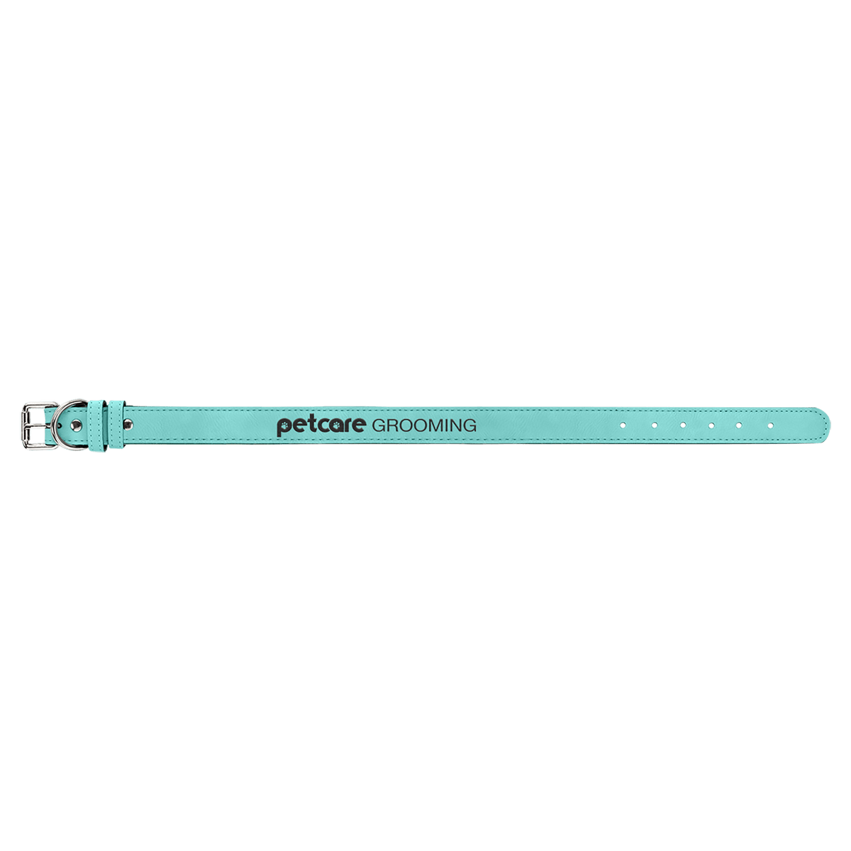 Teal Extra Large 27" x 1 1/4" Laserable Leatherette Dog Collar
