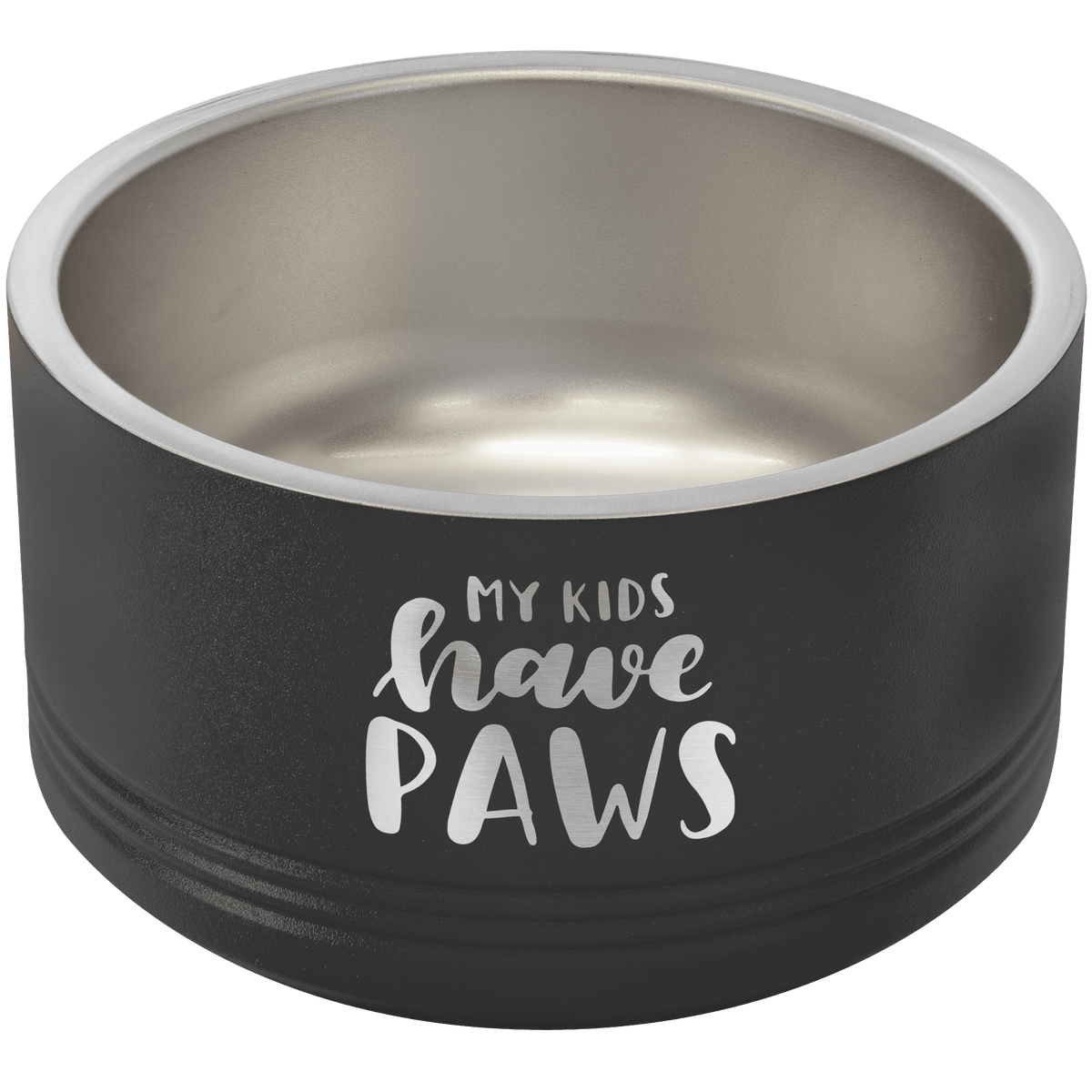 Black Polar Camel 18 oz. Small Pet Bowl