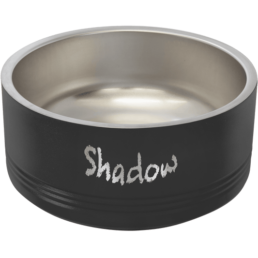 Black Polar Camel 32 oz. Medium Pet Bowl