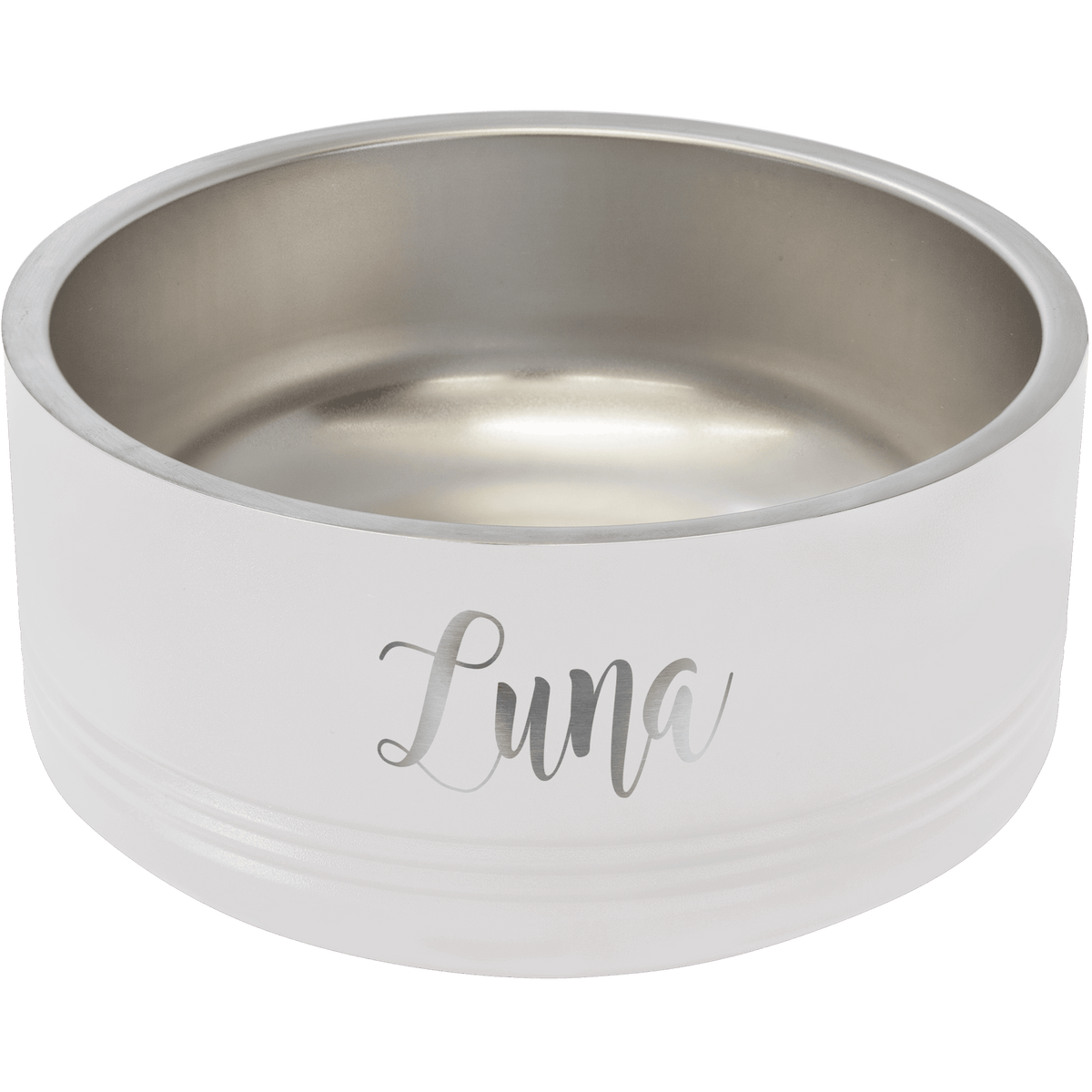 White Polar Camel 32 oz. Medium Pet Bowl