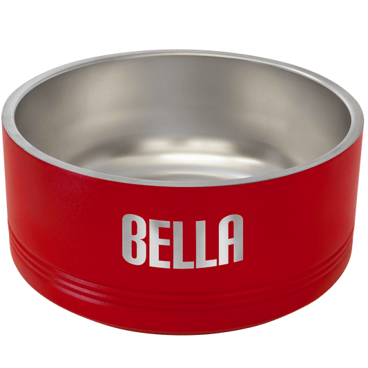Red Polar Camel 64 oz. Large Pet Bowl