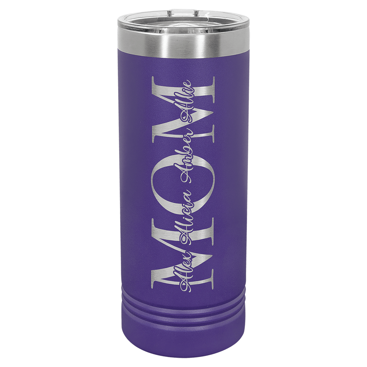 Purple Polar Camel 22 oz. Skinny Tumbler with Slider Lid