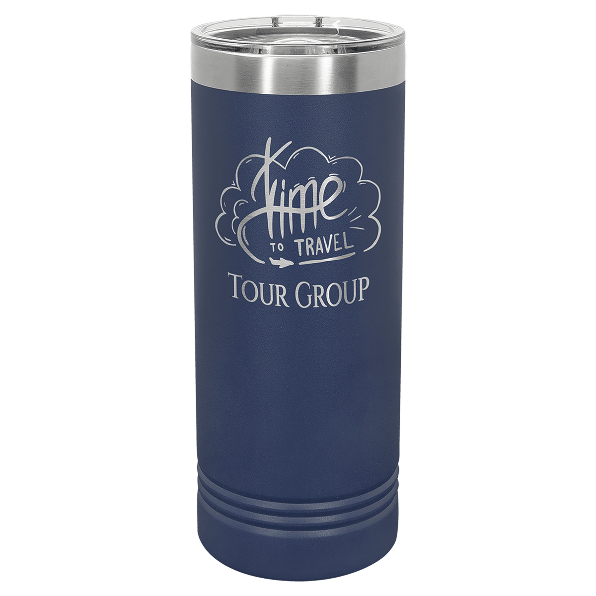 Navy Blue Polar Camel 22 oz. Skinny Tumbler with Slider Lid