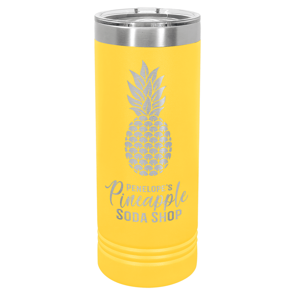 Yellow Polar Camel 22 oz. Skinny Tumbler with Slider Lid