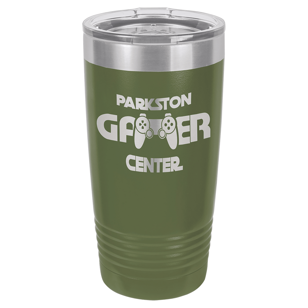 Olive Green Polar Camel 20 oz. Ringneck Tumbler with Logo Lid