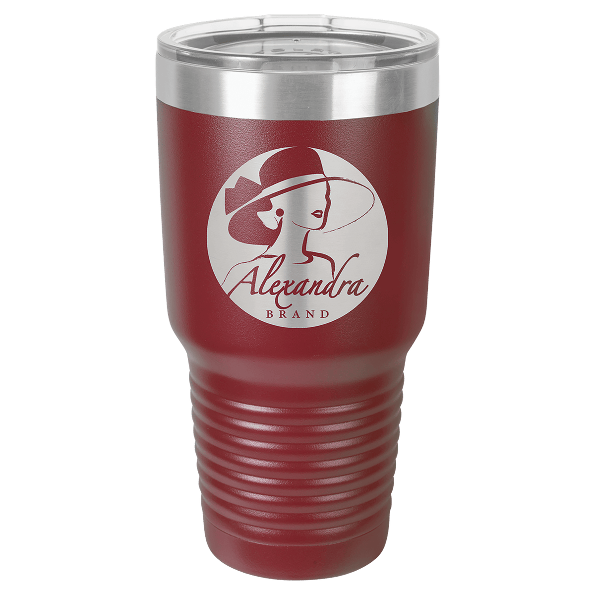 Maroon Polar Camel 30 oz. Ringneck Tumbler with Logo Lid