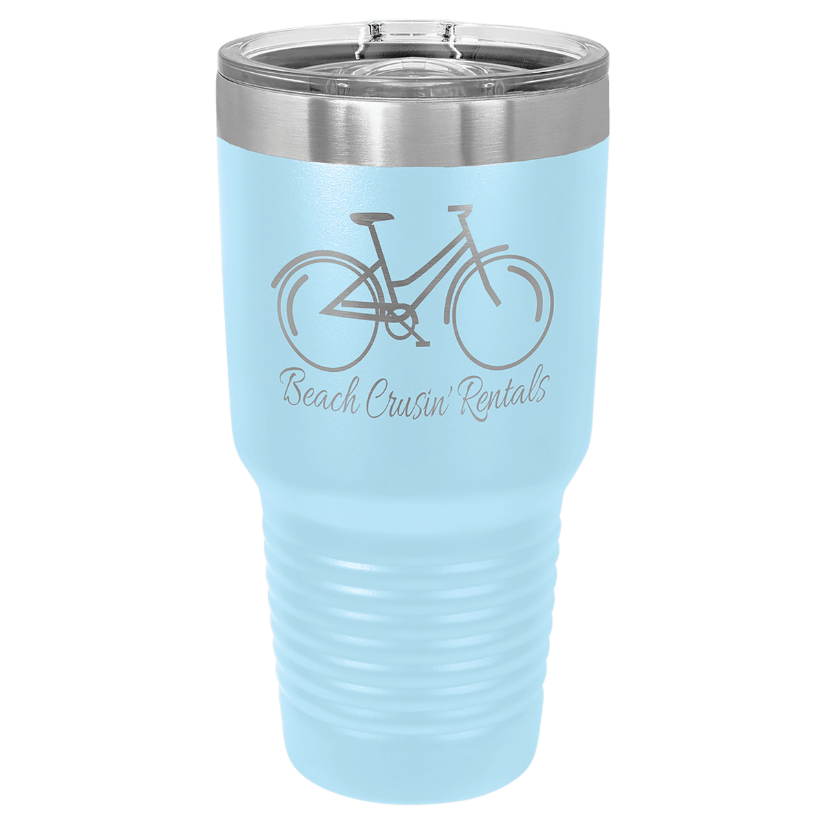 Light Blue Polar Camel 30 oz. Ringneck Tumbler with Slider Lid