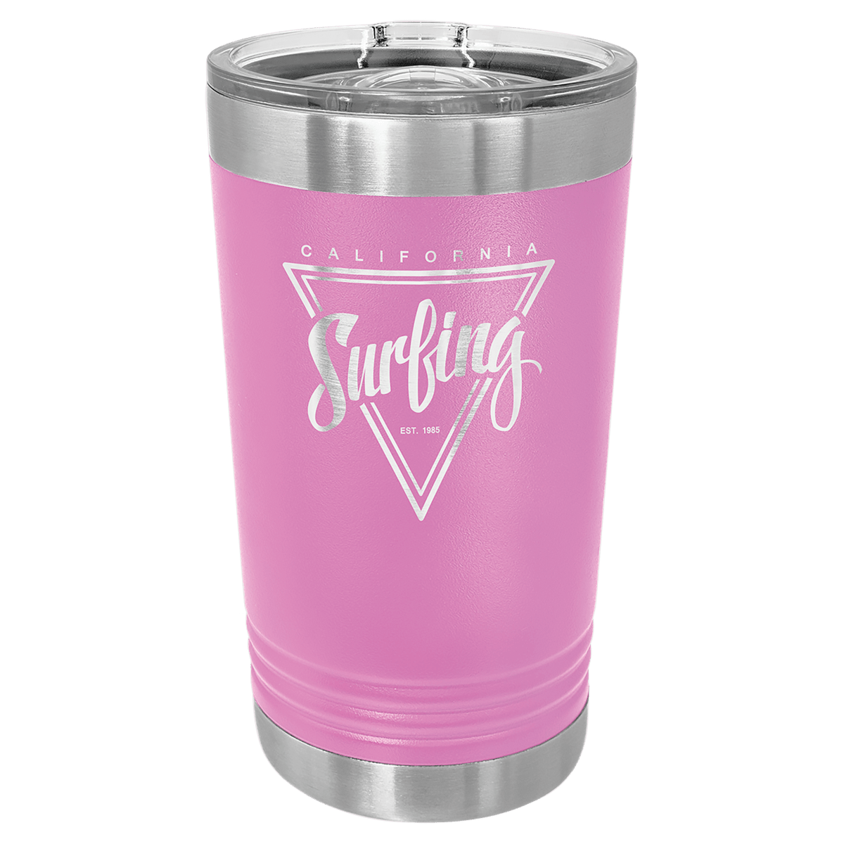 Light Purple Polar Camel 16 oz. Pint with Slider Lid