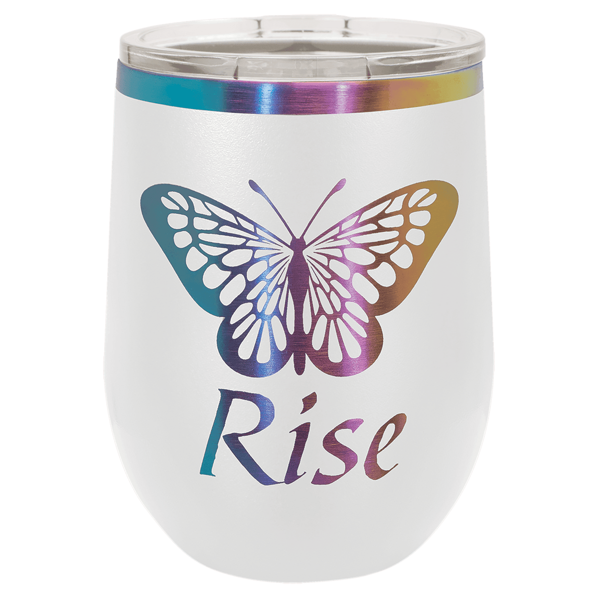 White/Prism Polar Camel 12 oz. Stemless Wine Tumbler
