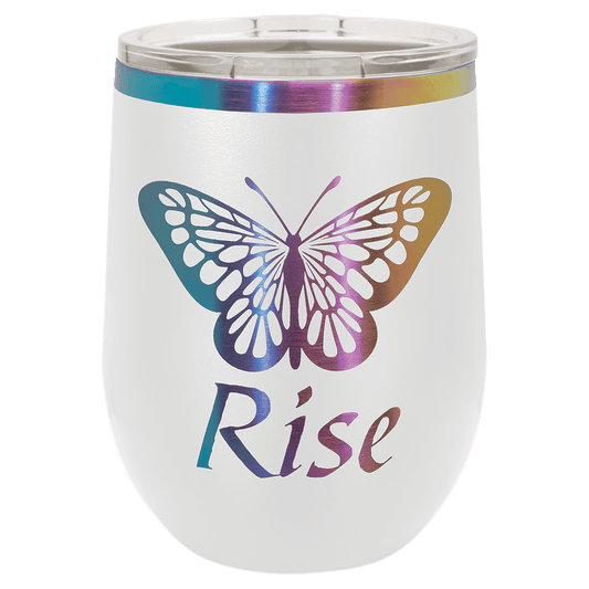 White/Prism Polar Camel 12 oz. Stemless Wine Tumbler