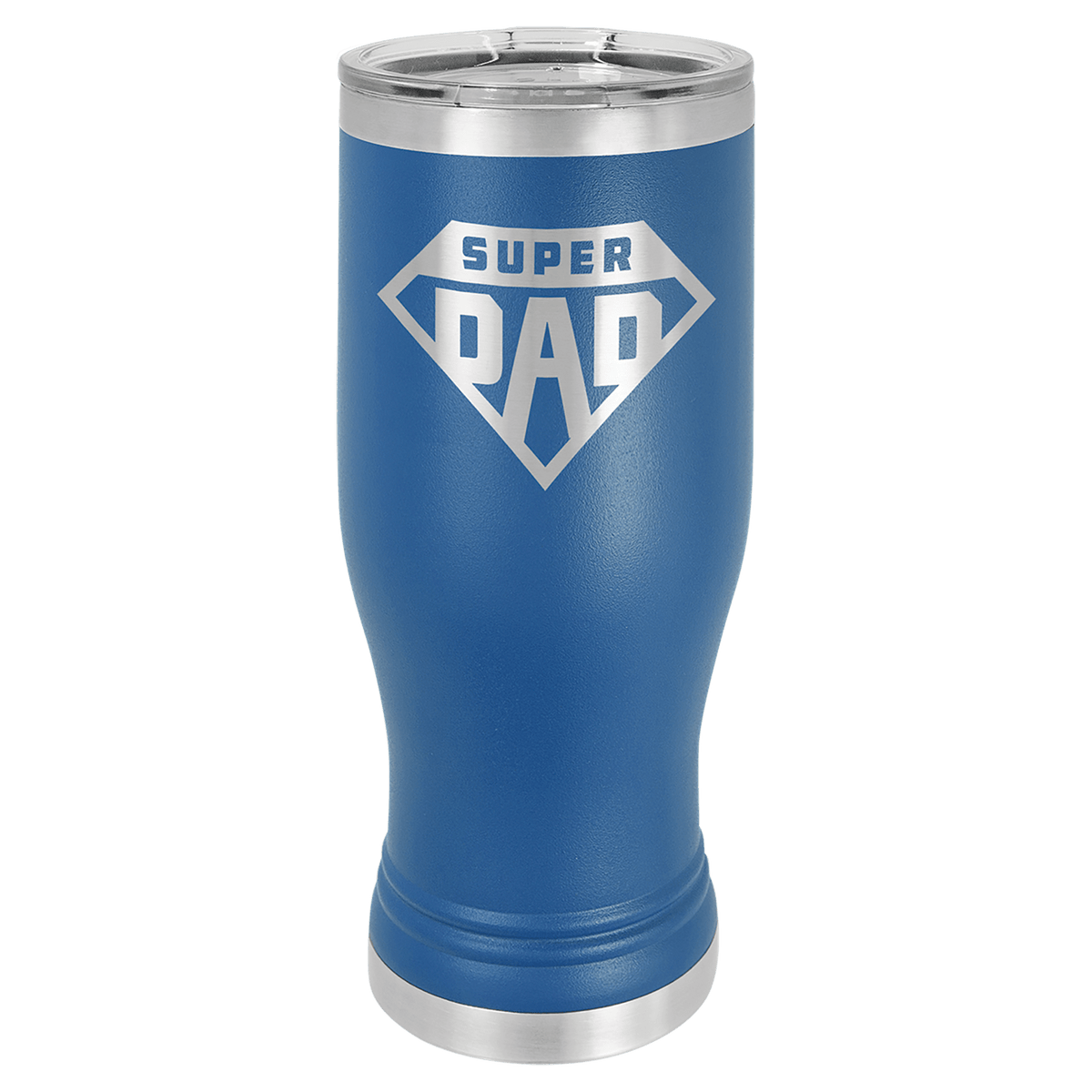 Royal Blue 20 oz. Pilsner with Clear Polar Camel Lid