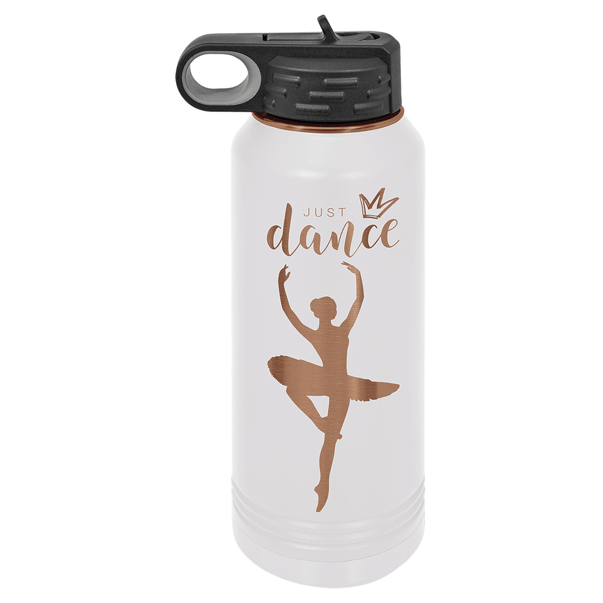 White/Rose Gold Polar Camel 32 oz. Water Bottle