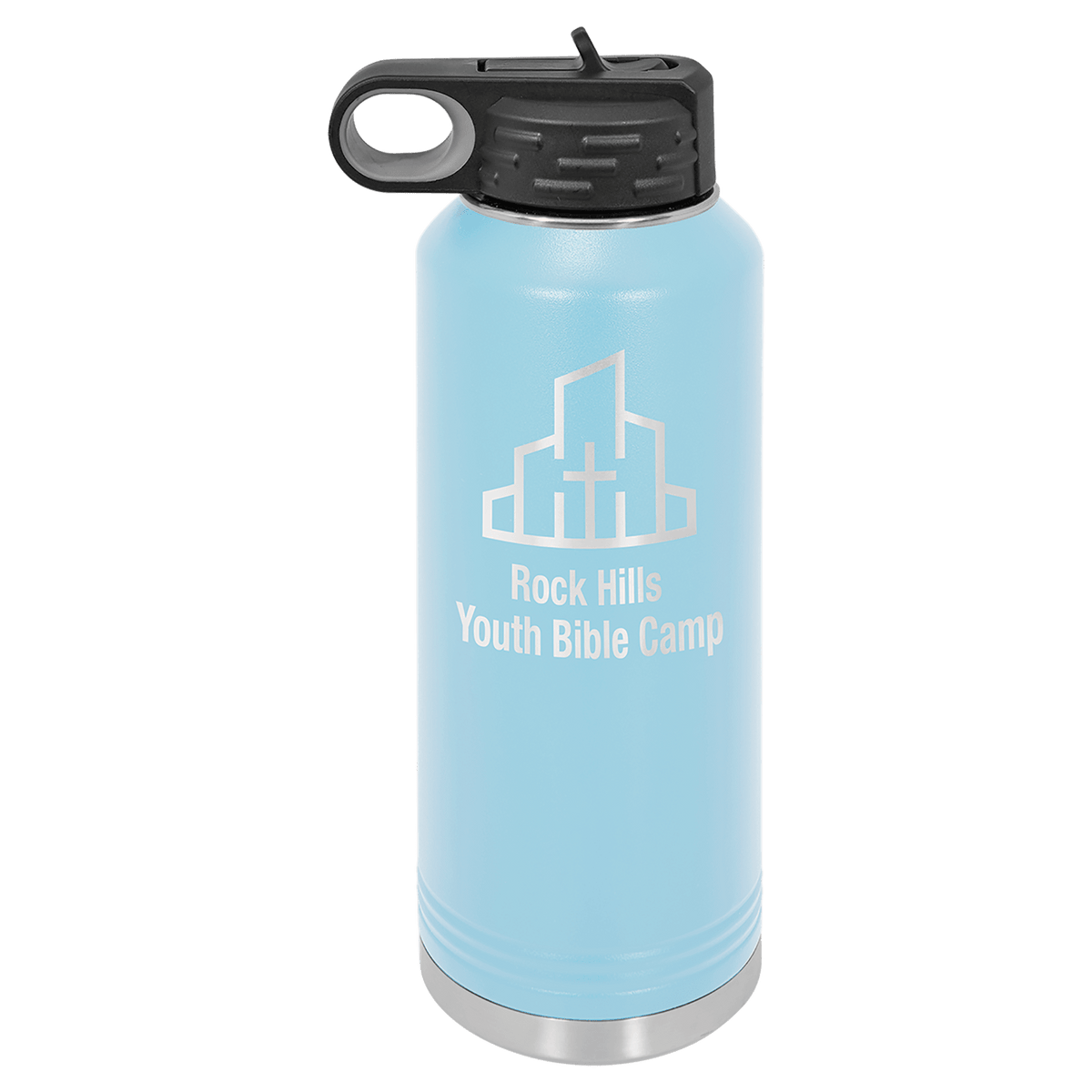 Light Blue Polar Camel 40 oz. Water Bottle