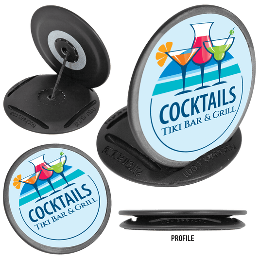 2" Black Nuckees Phone & Tablet Holder (Insert not included)