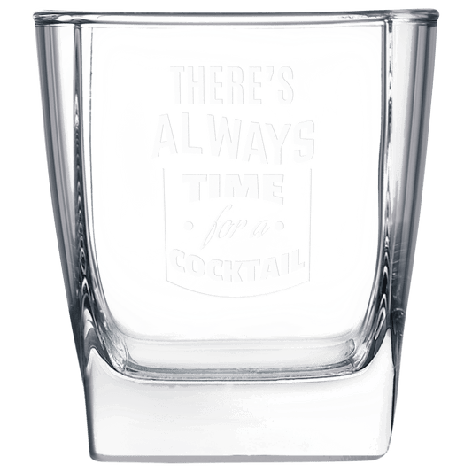 Polar Camel 10 1/2 oz. Square On The Rocks Glass