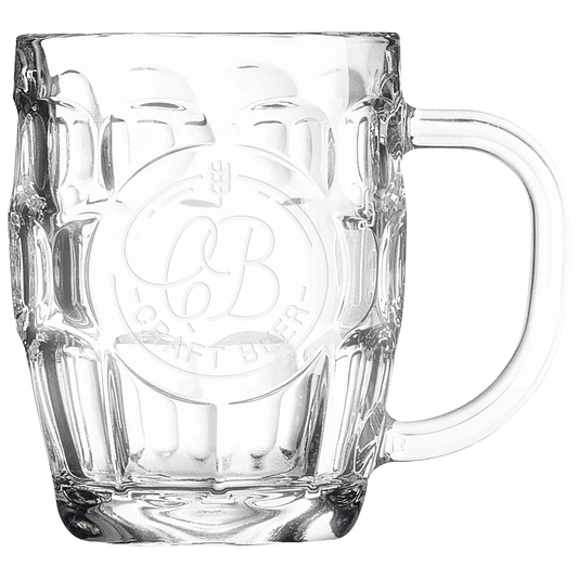 Polar Camel 20 oz. Beer Mug with Handle & Round Engraving Area
