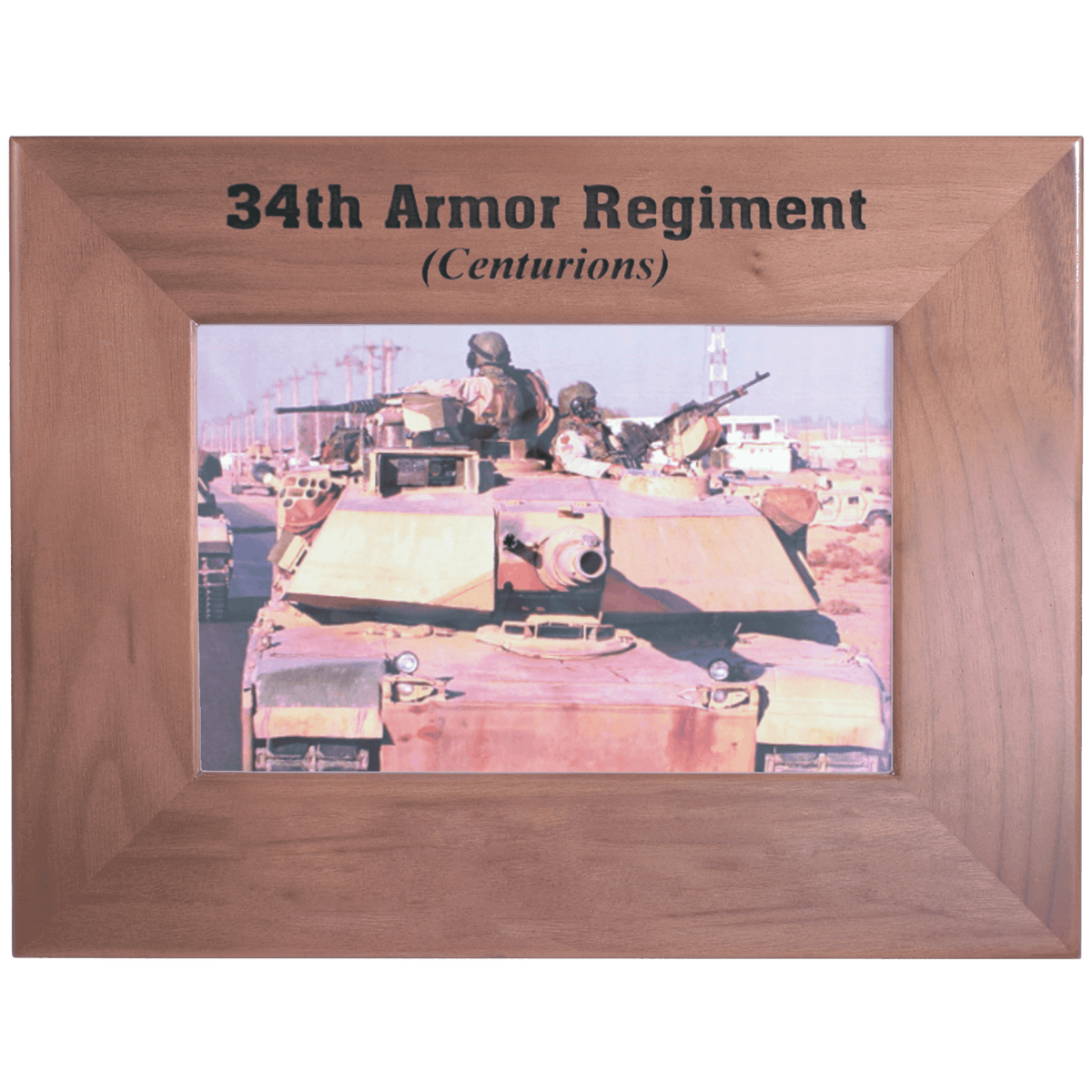 4" x 6" Genuine Walnut Picture Frame