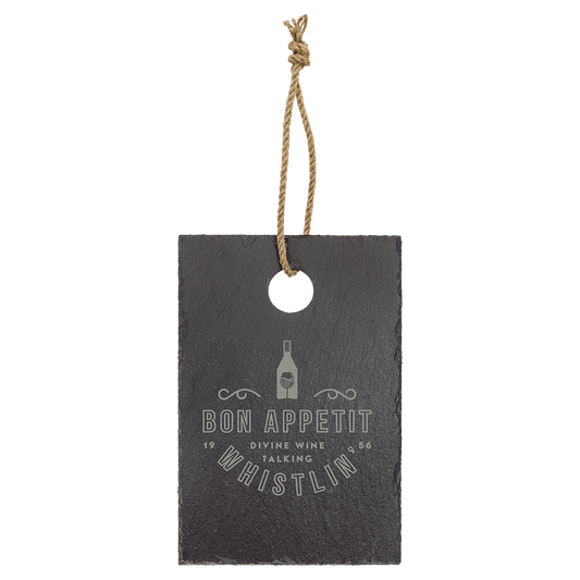 9" x 6" Rectangle Slate Cutting Board with Hanger String