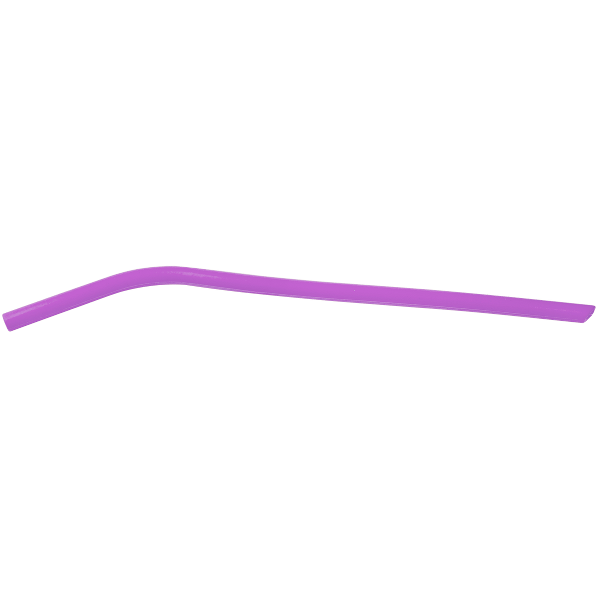 Purple 10" Small Silicone Straw