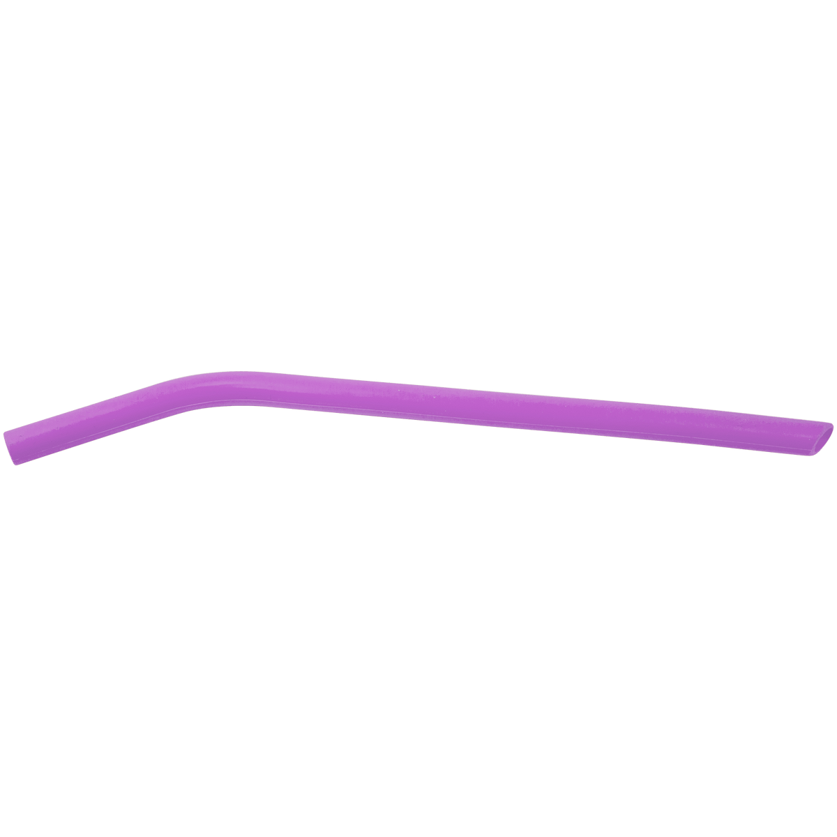 Purple 10" Large Silicone Straw
