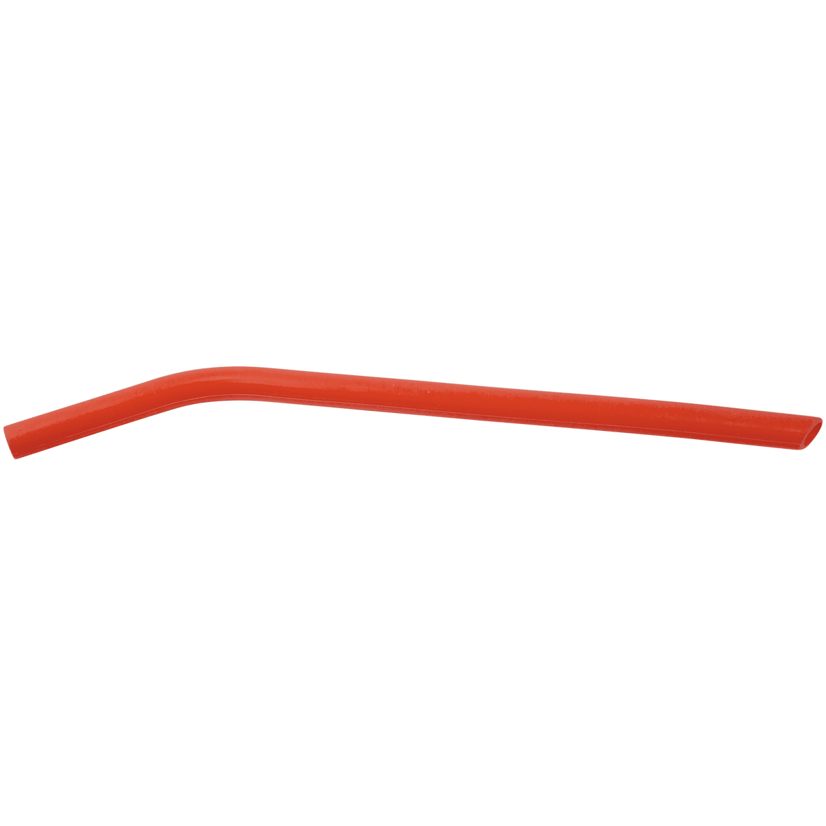Red 10" Large Silicone Straw